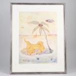 1745 4382 Färglitografi